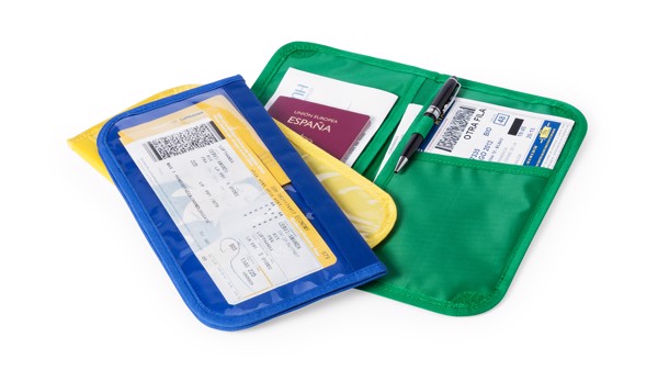 Travel Document Holder Rinok - Yellow