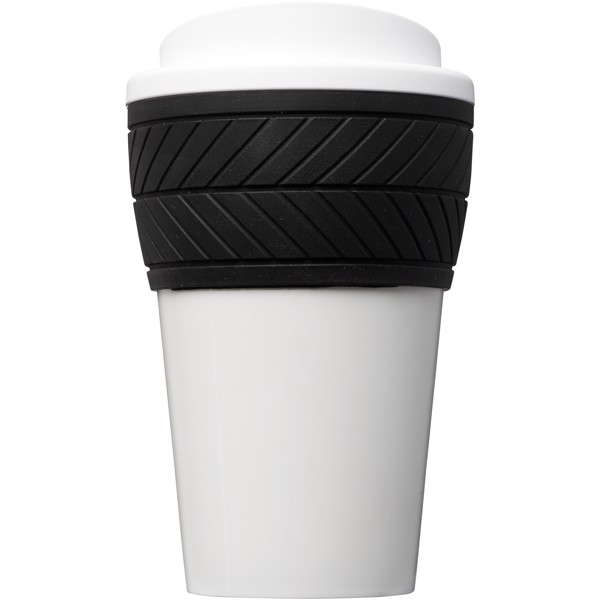 Brite-Americano® tyre 350 ml insulated tumbler - White