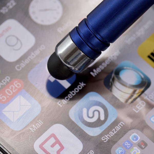 Stylus Touch Pen Keyring Indur - Silver