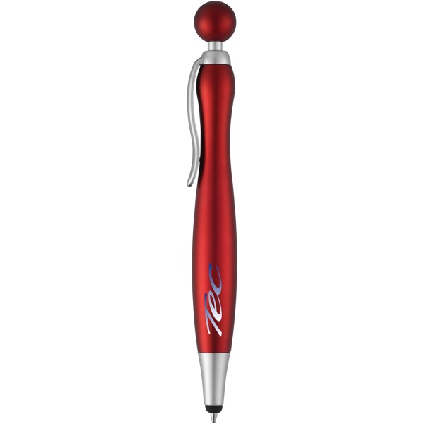 Bolígrafo stylus "Naples" - Rojo
