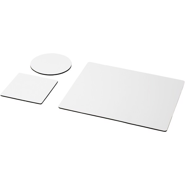 Q-Mat® mouse mat and coaster set combo 1