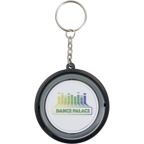 Spinx recycled plastic gyroscope fidget keychain