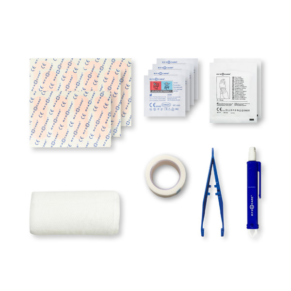 MyKit Pet First Aid Kit with paper pouch - White