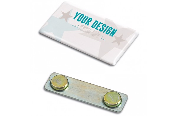 Name badge 50x30x8mm