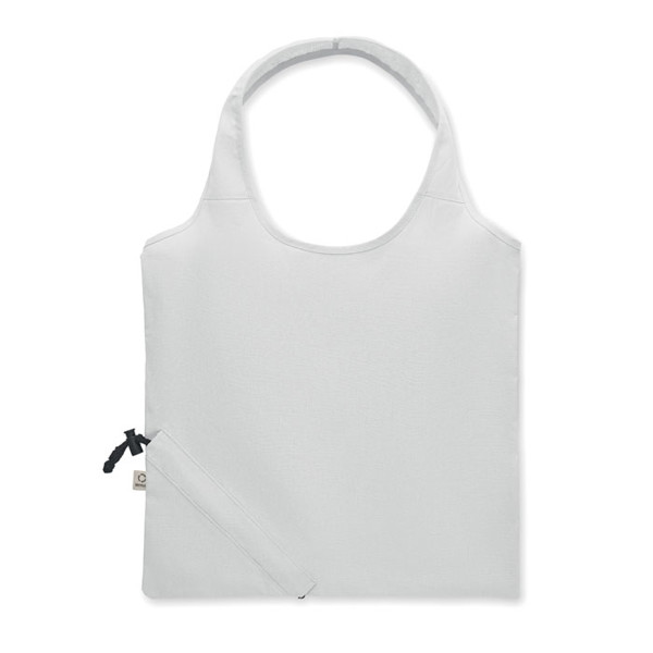 Foldable shopping bag 140 gr/m² Carrie Colour - White