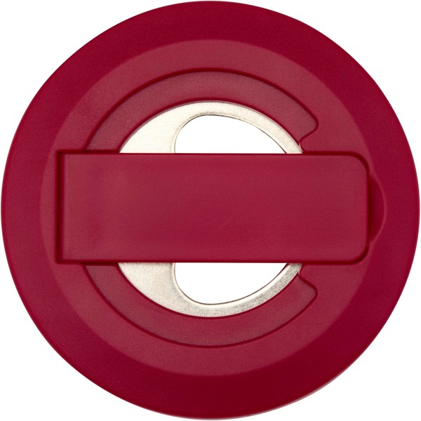 Ain recycled plastic magnetic phone stand with bottle opener - Red