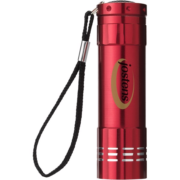 Linterna de 9 LED "Leonis" - Rojo