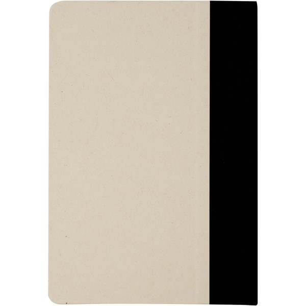 Liliana A5 sugar cane paper hard cover notebook - Black