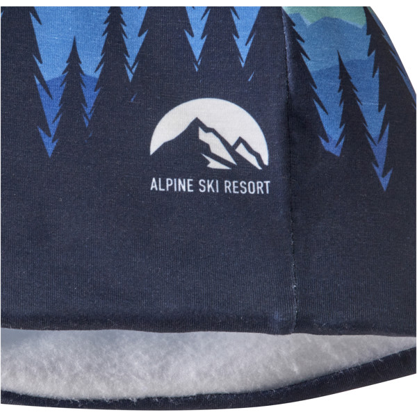 Loki sublimation RPET beanie with a fleece layer - White / M (25x20cm)