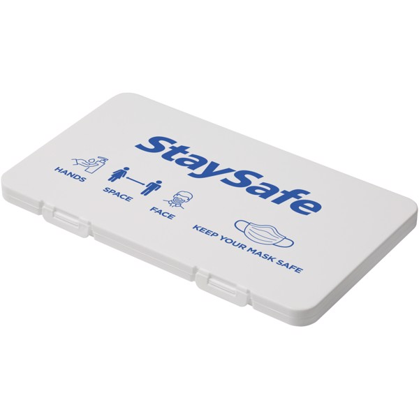 Mask-Safe antimicrobial face mask case
