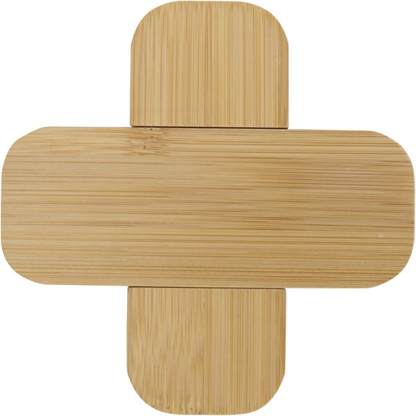 Croc bamboo trivet - small