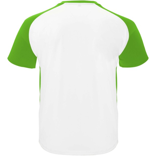 Bugatti short sleeve unisex sports t-shirt - White / Fern Green / S