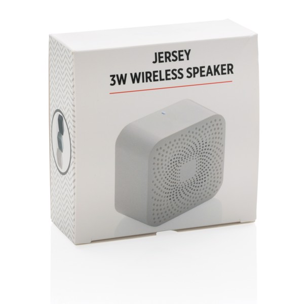 Jersey 3W wireless speaker - White
