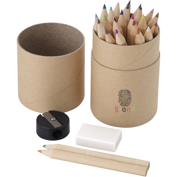 Woodby 26-piece coloured pencil set