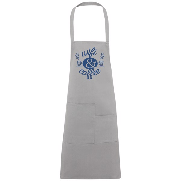 Khana 280 g/m² cotton apron - Grey