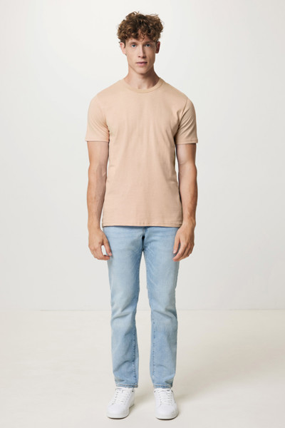 IQONIQ Brett recycled cotton t-shirt - Peach Nectar / L