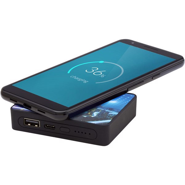 Batería externa inalámbrica de 5000 mAh "Fusion"