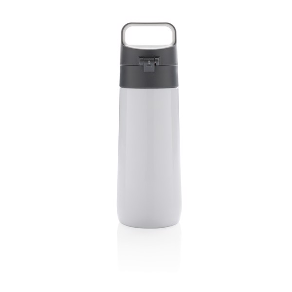 Hydrate leak proof lockable vacuum bottle - White