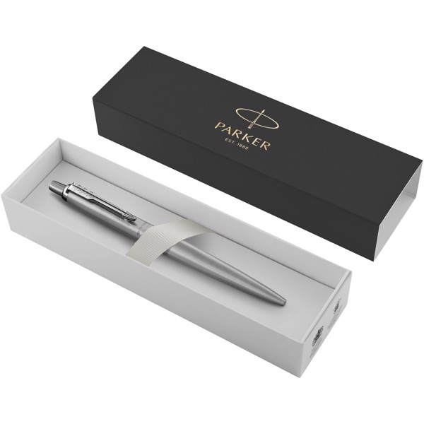 Parker Jotter XL monochrome ballpoint pen (blue ink) - Stainless Steel
