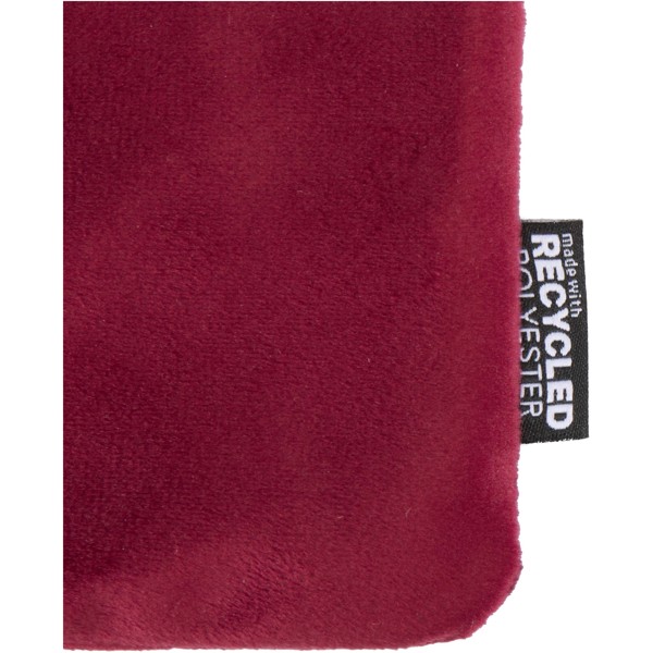 Swift GRS recycled velvet toiletry bag set - Burgundy