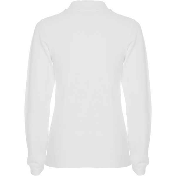 Estrella long sleeve women's polo - White / S