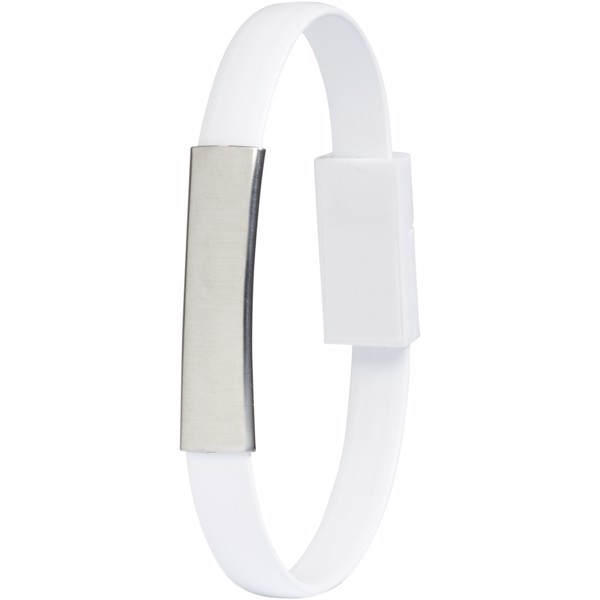 Bracelet 2-in-1 charging cable - White