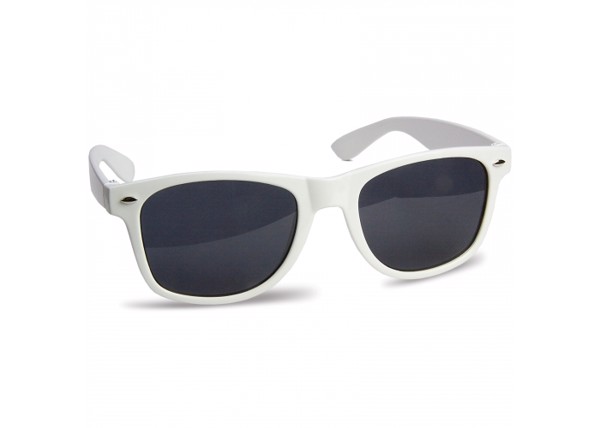Sunglasses Justin UV400 in polybag - White