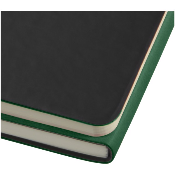 Zápisník s měkkou obálkou A5 Doppio - Černá / Zelená