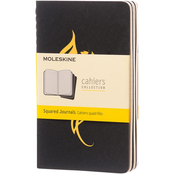 Cahier Journal PK - squared - Solid black
