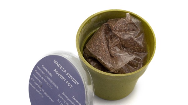 Flowerpot Advert - Red