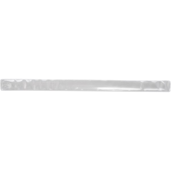 RFX™ 44 cm reflective PVC slap wrap - White