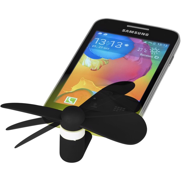 Airing micro USB fan - Solid black