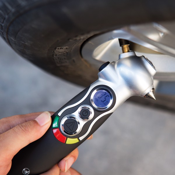 All in one digital tyre gauge