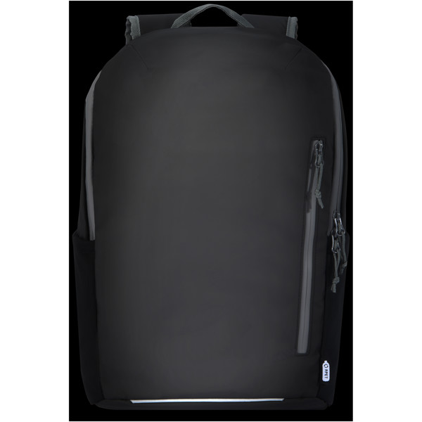 Aqua 15\" GRS recycled water resistant laptop backpack 21L