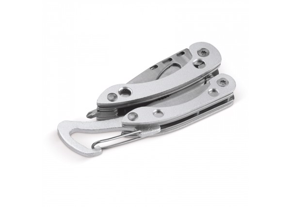 Multitool with carabiner - Silver
