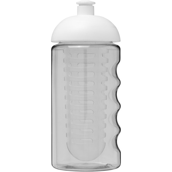 H2O Active® Bop 500 ml dome lid sport bottle & infuser - Transparent / White