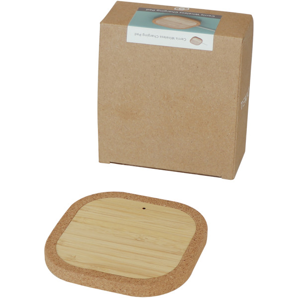 Cerris 15W cork wireless charging pad