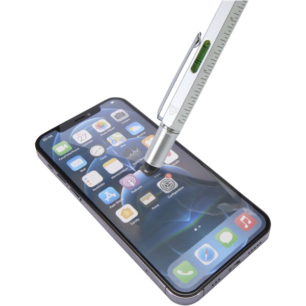 Dora recycled aluminium multifunctional pen (black ink)
