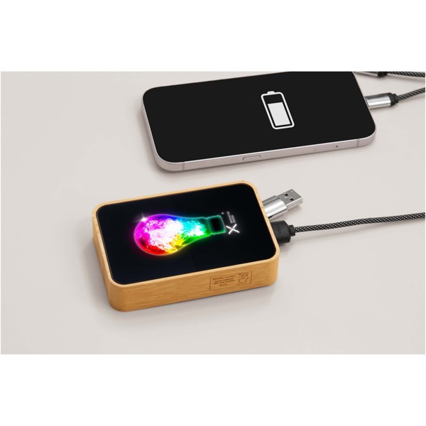 SCX.design P27 10.000 mAh MagSafe bamboo power bank