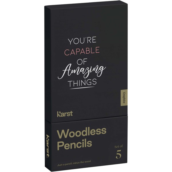 Karst® 5-pack 2B woodless graphite pencils