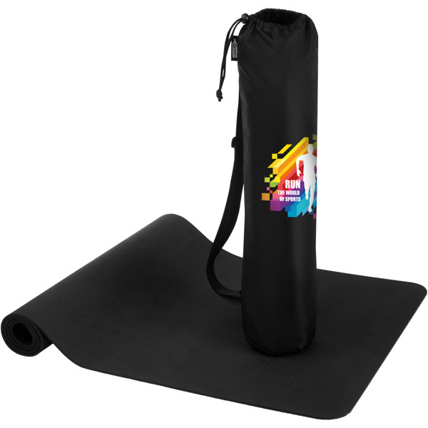 Virabha recycled TPE yoga mat - Black