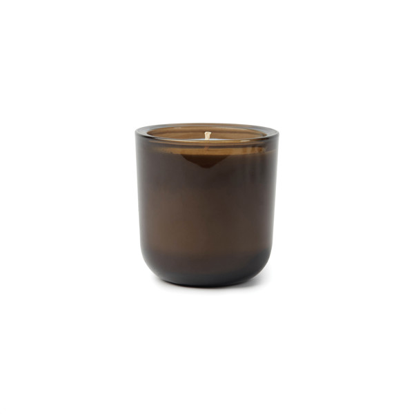 Nordic essence scented candle large - Off White / Dark Brown