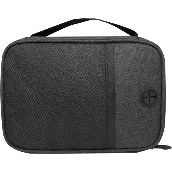 Ross GRS RPET tech pouch 1L - Heather Charcoal