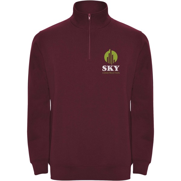 Aneto quarter zip sweater - Garnet / 2XL