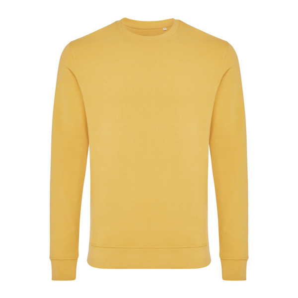 IQONIQ Zion recycled cotton crew neck - Ochre Yellow / XS