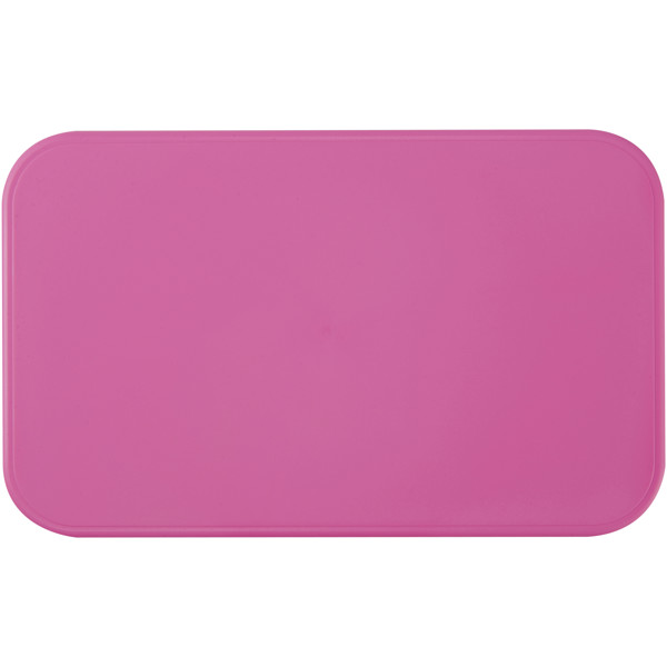 MIYO 700+700 ml double layer lunch box - Pink / White / White