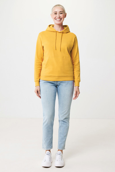IQONIQ Jasper recycled cotton hoodie - Ochre Yellow / XS