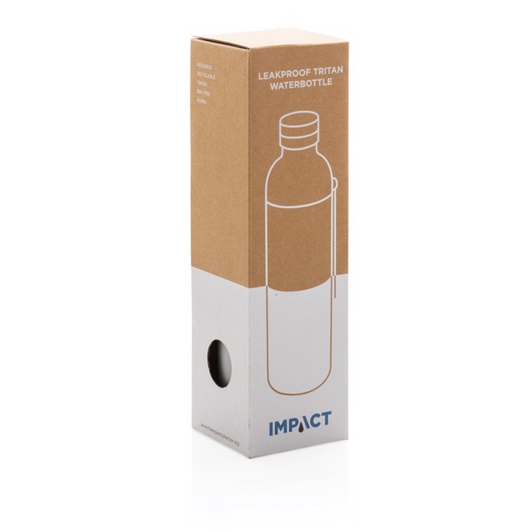 Impact leakproof tritan bottle - White / White