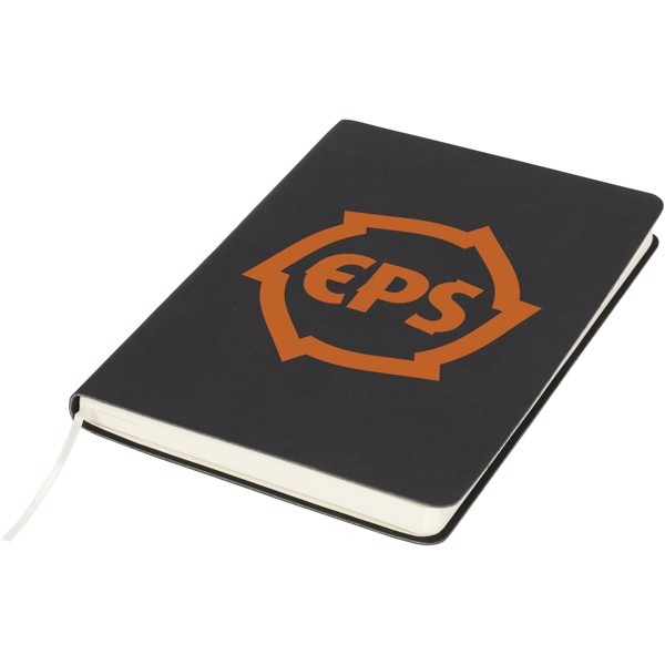 Liberty soft-feel notebook - Solid black
