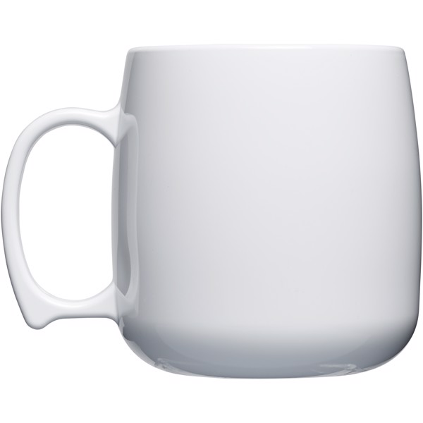 Classic 300 ml plastic mug - White